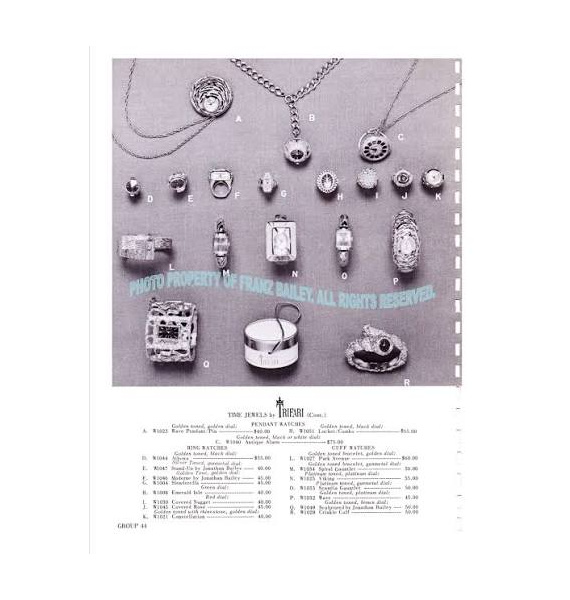 Часы наручные • Trifari • Золотой