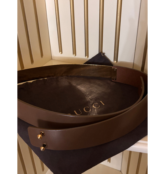 Ремень • Gucci • Коричневый