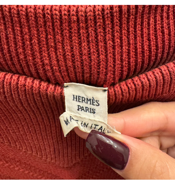 Джемпер • Hermès • Бордовый