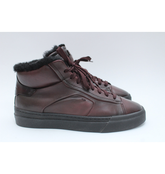 Кроссовки • Santoni • Бордовый