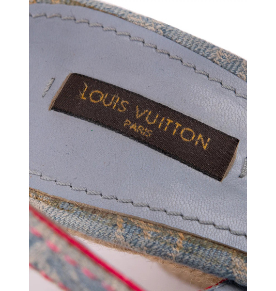Босоножки • Louis Vuitton • Голубой