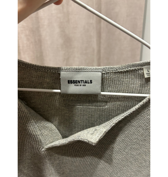 Лонгслив • FEAR OF GOD ESSENTIALS • Серый