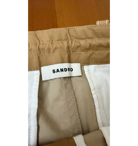 Брюки • SANDRO • Бежевый