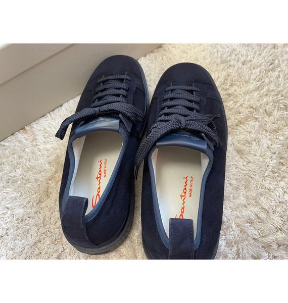 Кроссовки • Santoni • Темно-синий