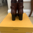 Полусапоги • Tod's • Бордовый