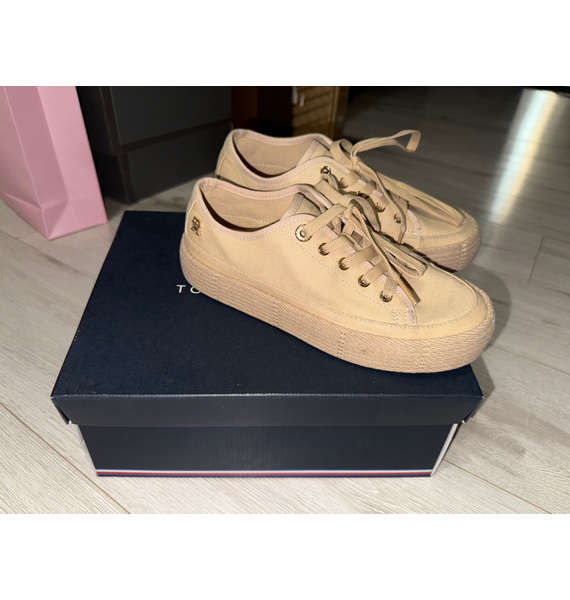 Кеды • Tommy Hilfiger • Бежевый