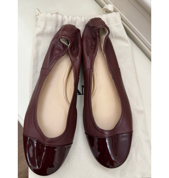 Балетки • Lanvin • Бордовый