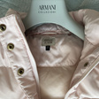 Пуховик • Emporio Armani Kids • Розовый