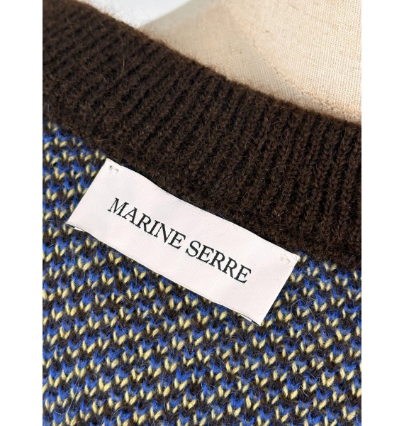 Жилет • Marine Serre • Коричневый