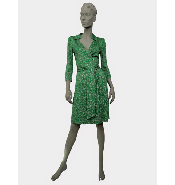 Платье • DVF Diane von Furstenberg • Зеленый
