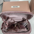 Очки • Miu Miu Eyewear • Розовый