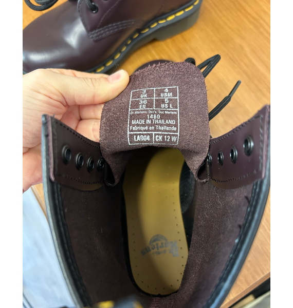 Сапоги • Dr. Martens • Бордовый