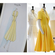 Платье • Christian Dior • Желтый