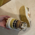 Кроссовки • Burberry • Бежевый