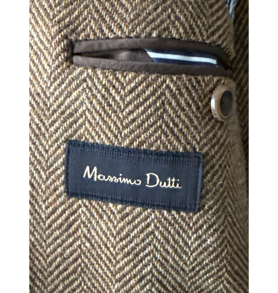 Пиджак • Massimo Dutti • Коричневый