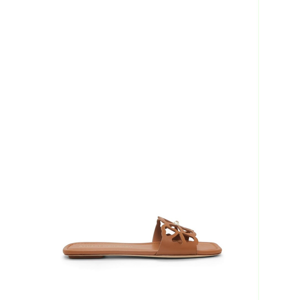 Шлепанцы • Stuart Weitzman • Коричневый