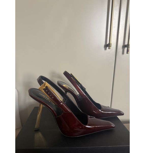 Туфли • Saint Laurent • Бордовый