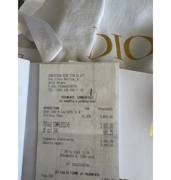 Сумка • Christian Dior • Серый