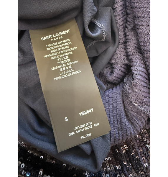 Платье • Saint Laurent • Темно-синий