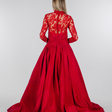 Платье • Marchesa • Бордовый