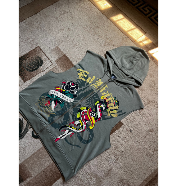 Жилет • Ed Hardy • Зеленый