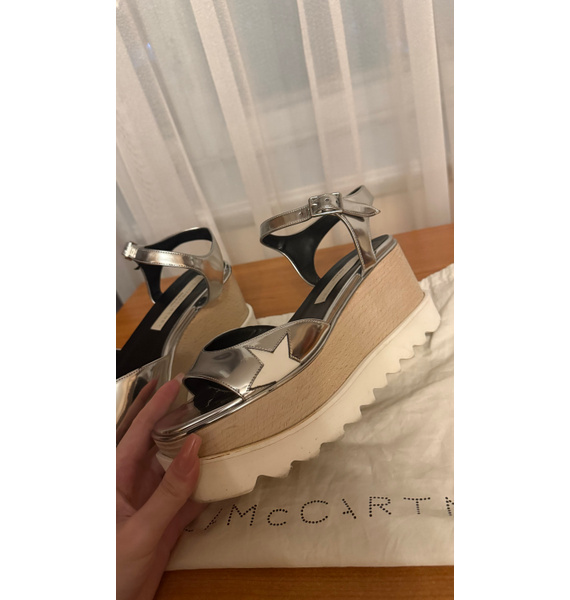 Сандалии • Stella McCartney • Серебряный