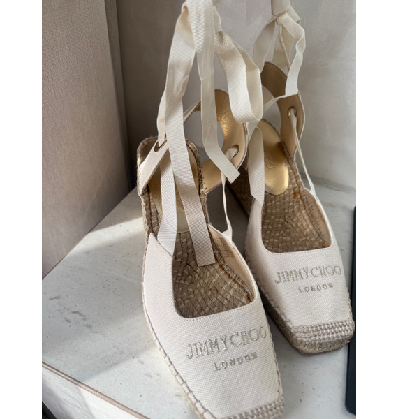 Эспадрильи • Jimmy Choo • Бежевый