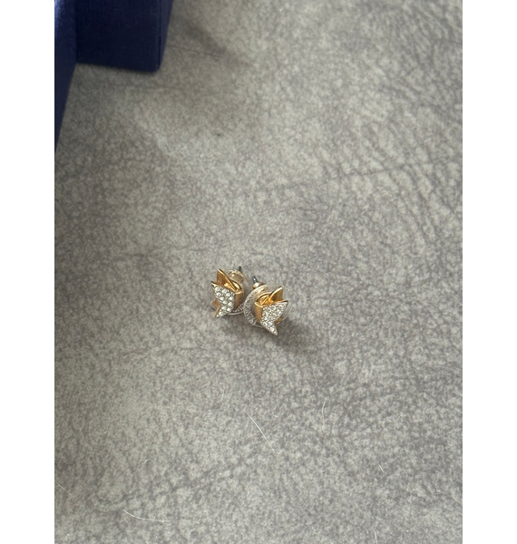 Серьги • Swarovski • Золотой