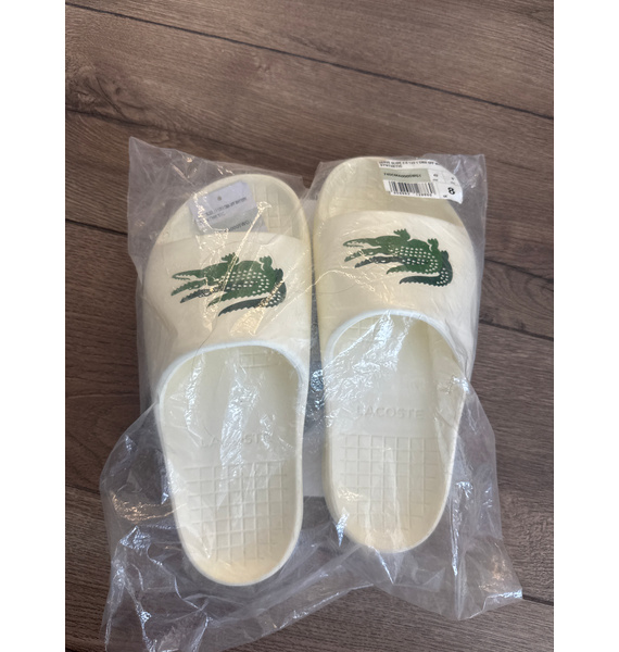 Шлепанцы • Lacoste • Белый