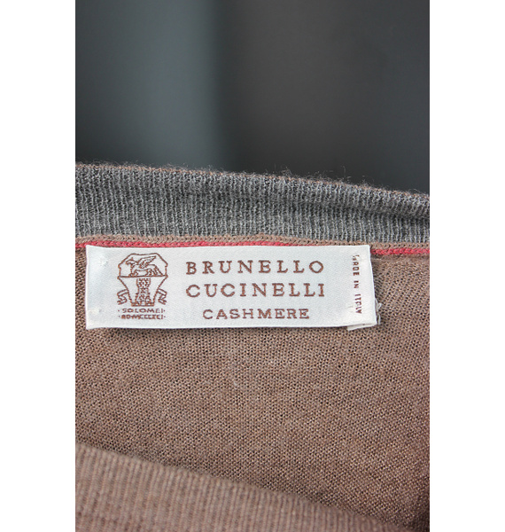Пуловер • Brunello Cucinelli • Коричневый