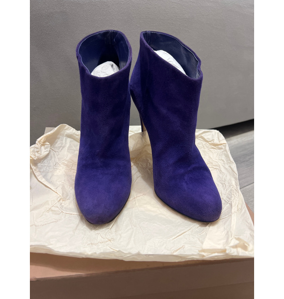 Ботильоны • Gianvito Rossi • Фиолетовый