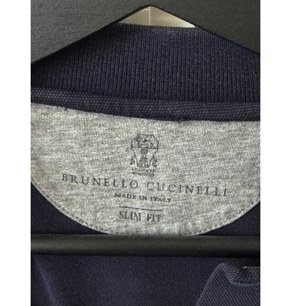 Поло • Brunello Cucinelli • Темно-синий