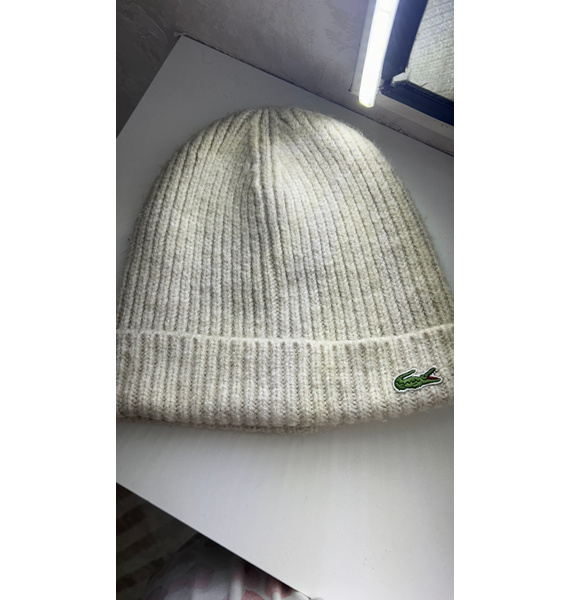 Шапка • Lacoste • Бежевый
