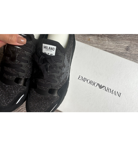 Кроссовки • Emporio Armani • Черный