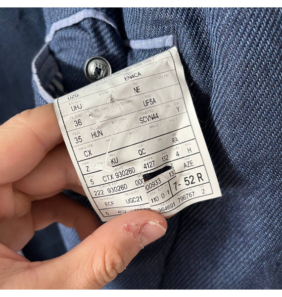 Пиджак • Ermenegildo Zegna • Синий