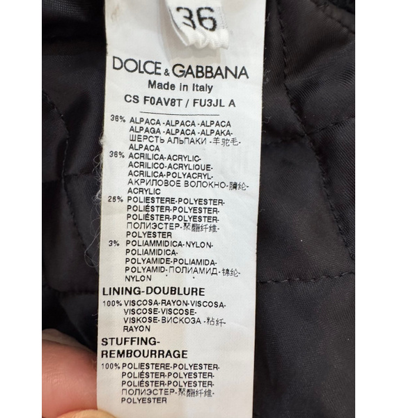 Пальто • Dolce & Gabbana • Черный