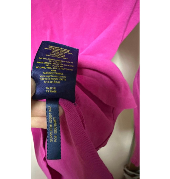 Лонгслив • Polo Ralph Lauren • Розовый