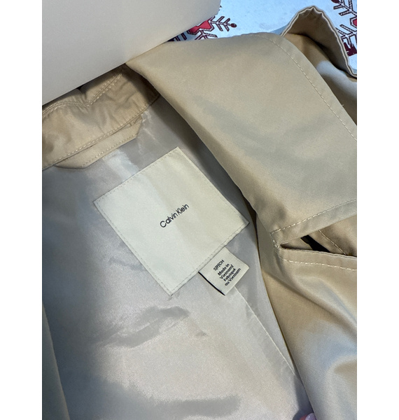 Тренч • Calvin Klein • Бежевый