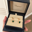 Серьги • Chopard • Зеленый