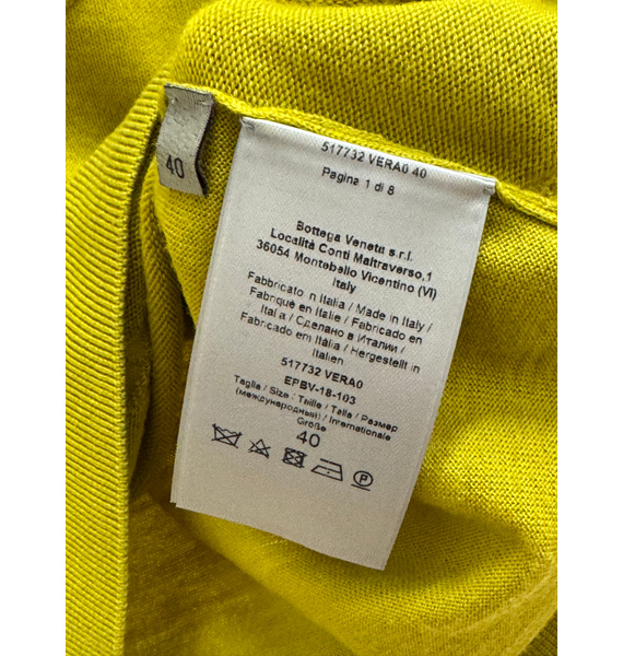 Джемпер • Bottega Veneta • Горчичный