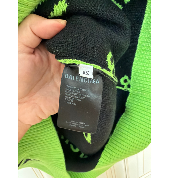 Джемпер • Balenciaga • Зеленый