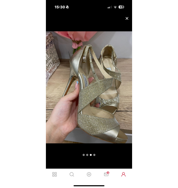 Босоножки • Jimmy Choo • Золотой