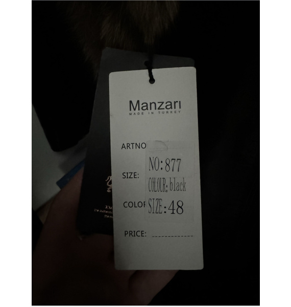 Дубленка • MANZARI • Черный