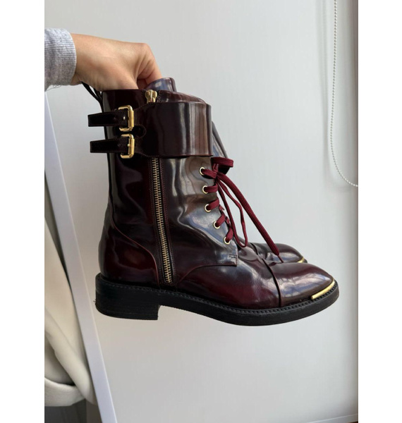 Ботинки • Louis Vuitton • Бордовый