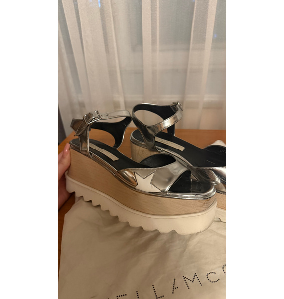 Сандалии • Stella McCartney • Серебряный