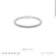 Браслет • Swarovski • Серебряный