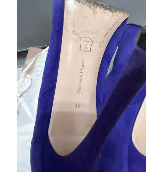 Ботильоны • Gianvito Rossi • Фиолетовый