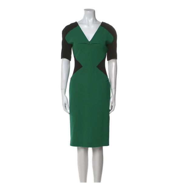 Платье • Roland Mouret • Зеленый