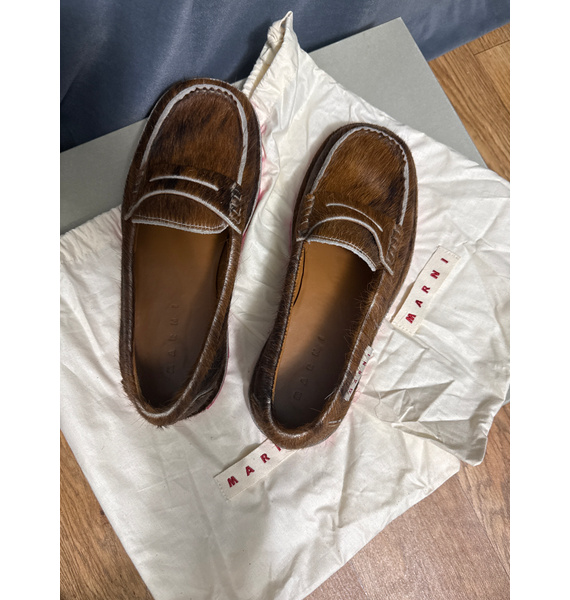 Мокасины • Marni • Коричневый