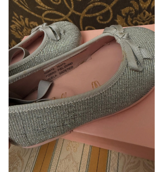 Туфли • Pretty Ballerina • Серебряный